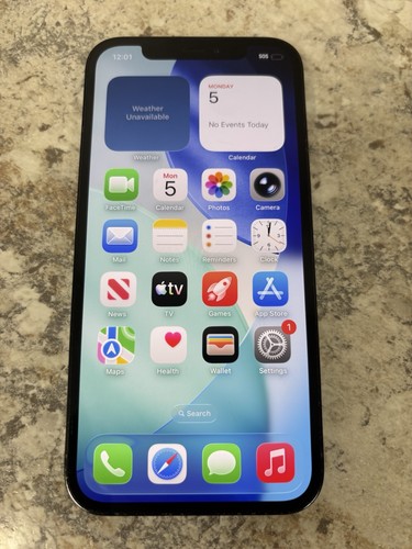 Apple iphone pro 256gb blue - 12,