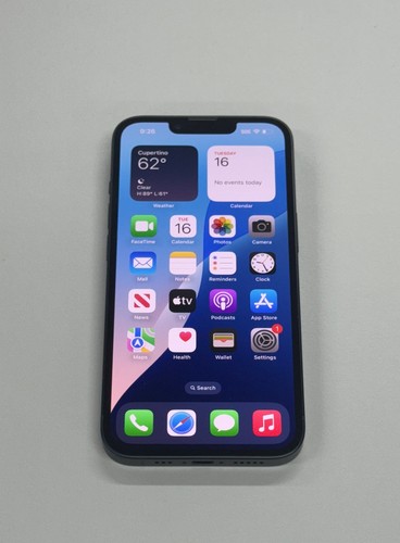 Apple iphone 128gb black - 14,
